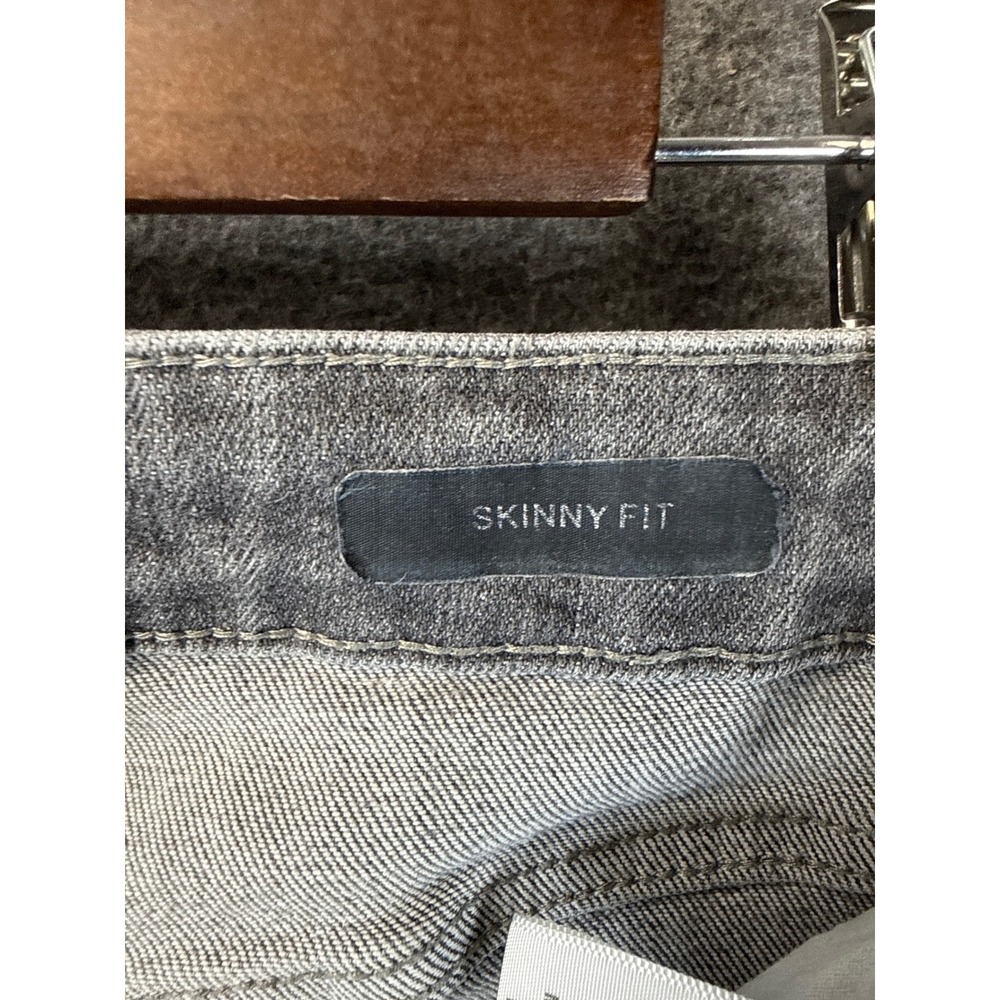 Judy Blue Skinny Jeans Size 7/28 Gray Preppy Party Distressed Raw Hem JB88792 - Picture 5 of 15